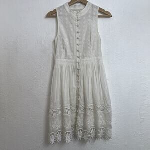 MM Couture by Miss Me White Lace Dress Women’s XS